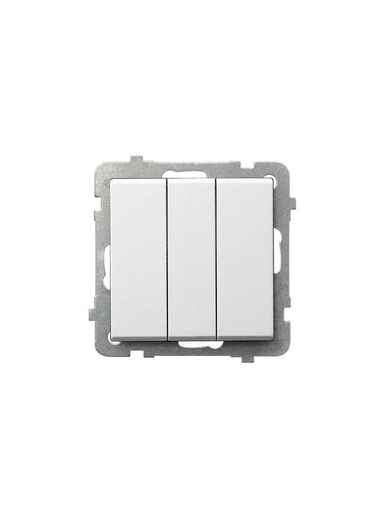 SONATA Łącznik potrójny - kolor biały