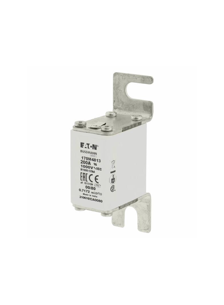 200A 1000V 00/80 aR INDICATOR FUSE Wkładka szybka 200A AC 1000V rozmiar 00 30x47x98 mm aR D 170M4813