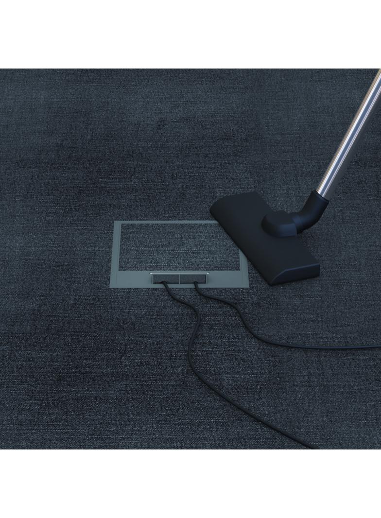 tehalit.VE-EE Pokrywa uchylna VQ12 244x244 wykładzina 5mm stal szary PA VQ12057011 HAGER