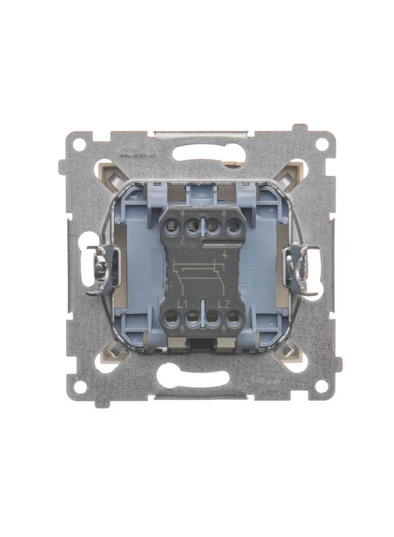 Simon 54 Łącznik krzyżowy 16A 250V zaciski śrubowe kremowy DW7A.01/41 KONTAKT
