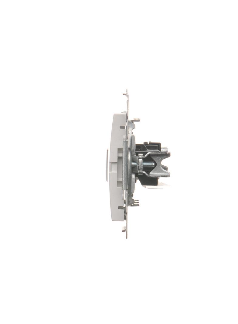 Simon 54 Gniazdo komputerowe RJ45 kategoria 5e + telefoniczne RJ12 biały D5T.01/11 KONTAKT