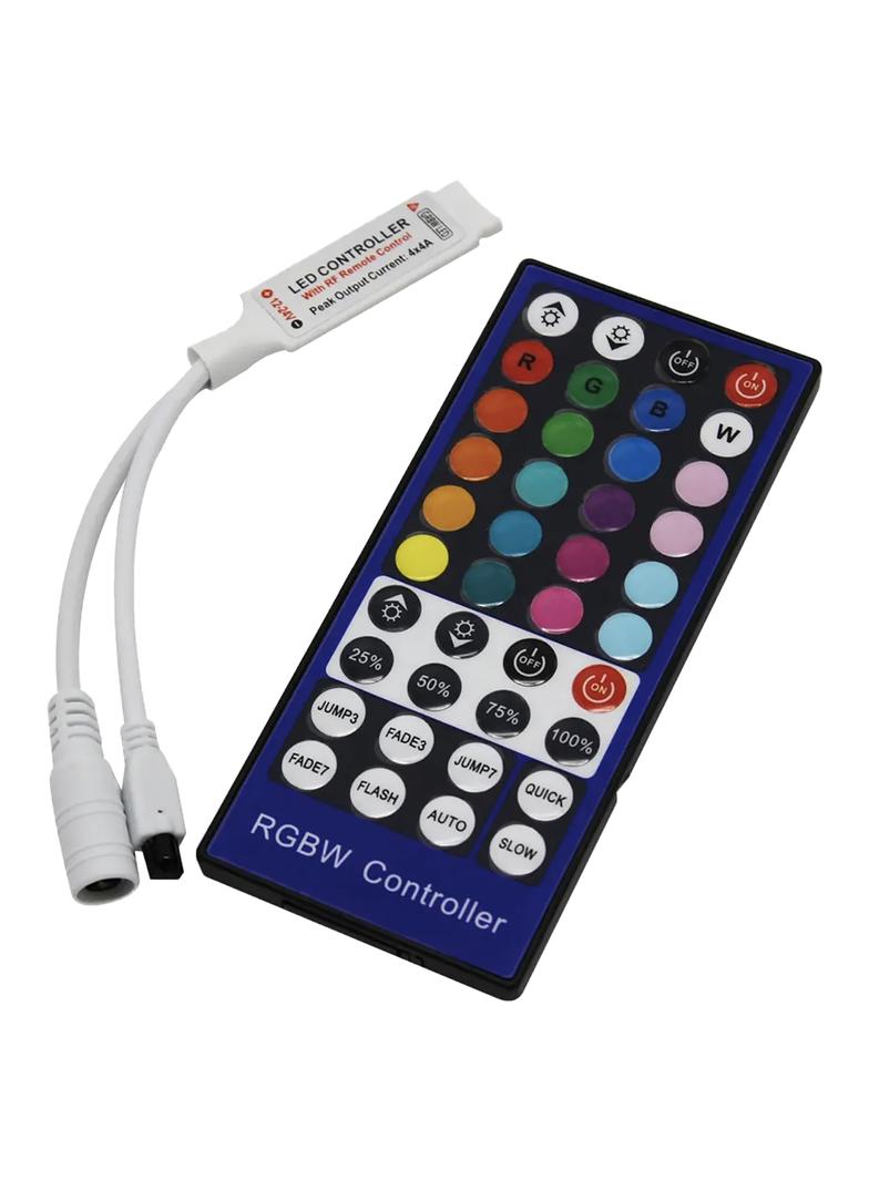 Sterownik LED RGBW IR 12V 8A 96W z pilotem 40 przycisków