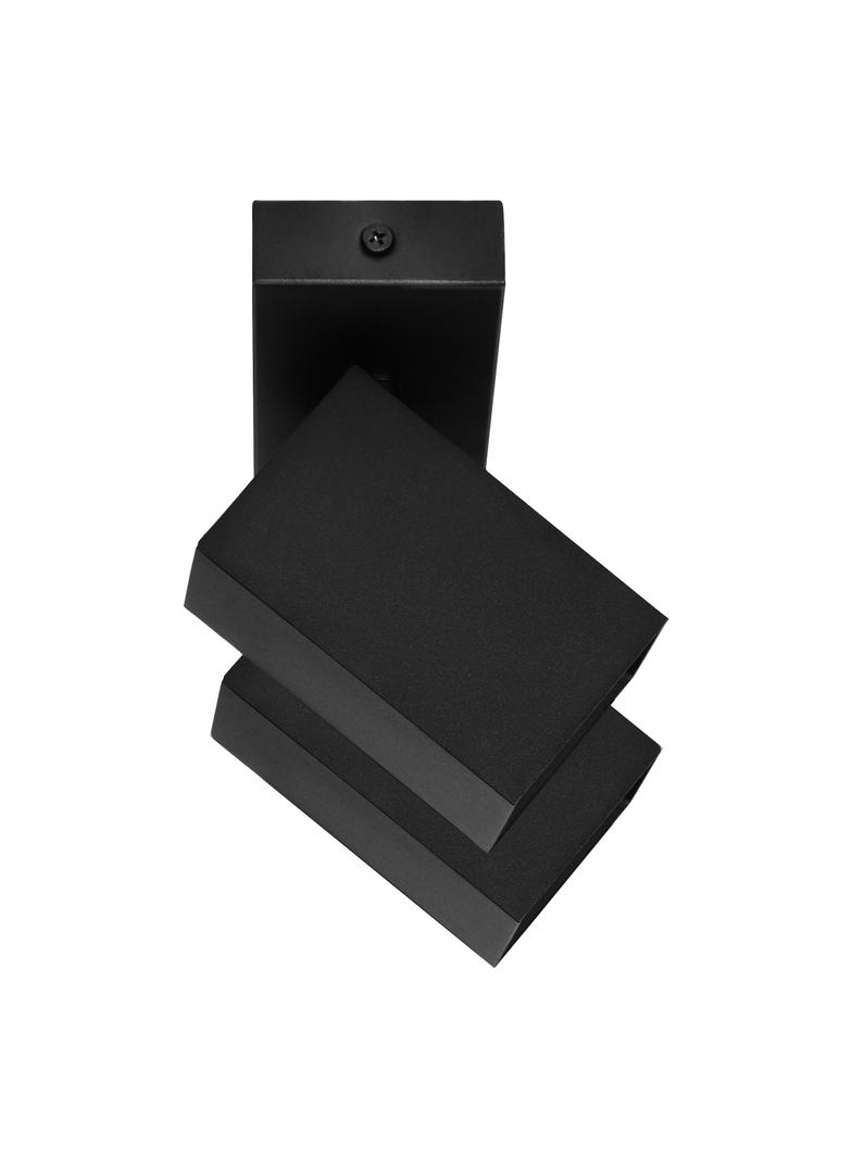 KUBAR SP 2, oprawa ścienno-sufitowa, GU10 max. 2x35W, IP20, czarna