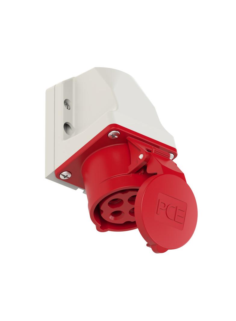 GNIAZDO STAŁE 16A 400V 3P+Z  mała obudowa IP44