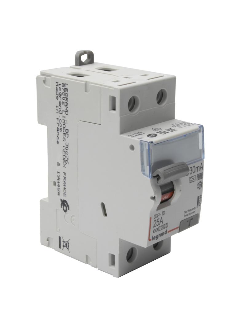 Wyłącznik Różnicowoprądowy P 302 2P 25A 30Ma Typ F (Hpi) DX3 411590 LEGRAND