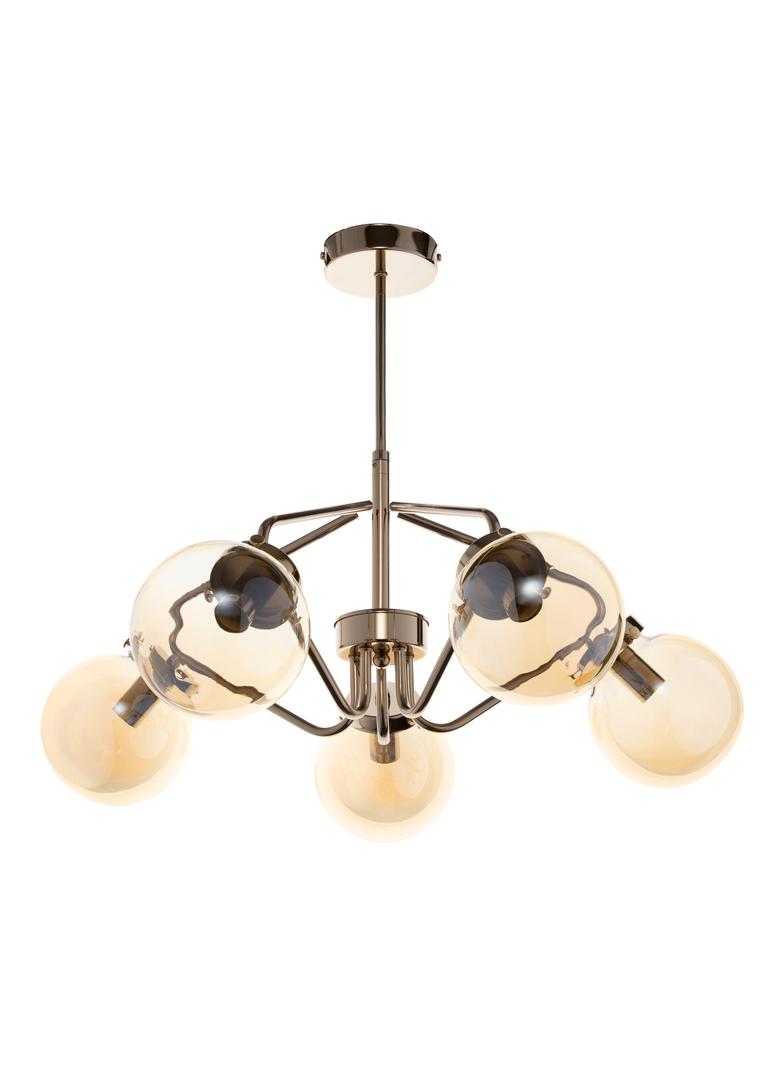 Bulat 5P E14 lampa wisząca max. 5x40W złota AD-LD-6220CE14S ORNO