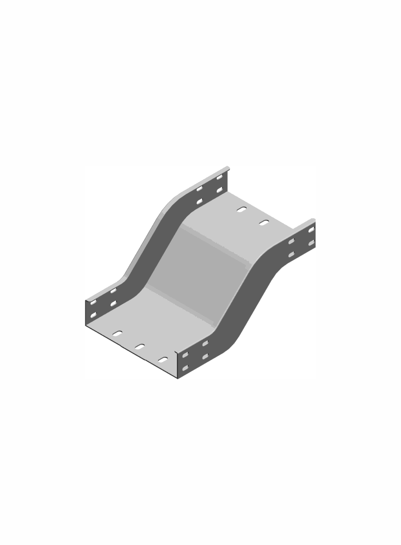 Obejście pionowe 200x50mm Grubość 2,00 mm OPNZC200H50 353720 BAKS