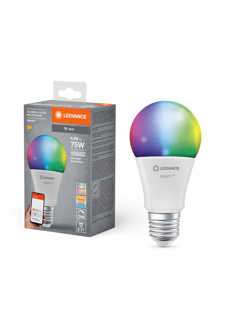 Lampa LED SMARTWIFI A75 9,5W 230V RGBWFRE274X1 LEDV
