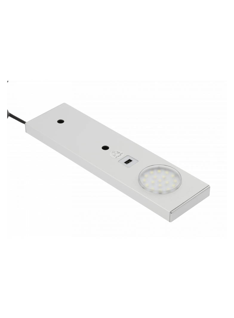 OPRAWA PODSZAFKOWA LEDOWA RONDA Z BEZDOTYKOWYM WŁĄCZNIKIEM, 218MM, 1X15LED, ZIMNY BIAŁY, DC12V,