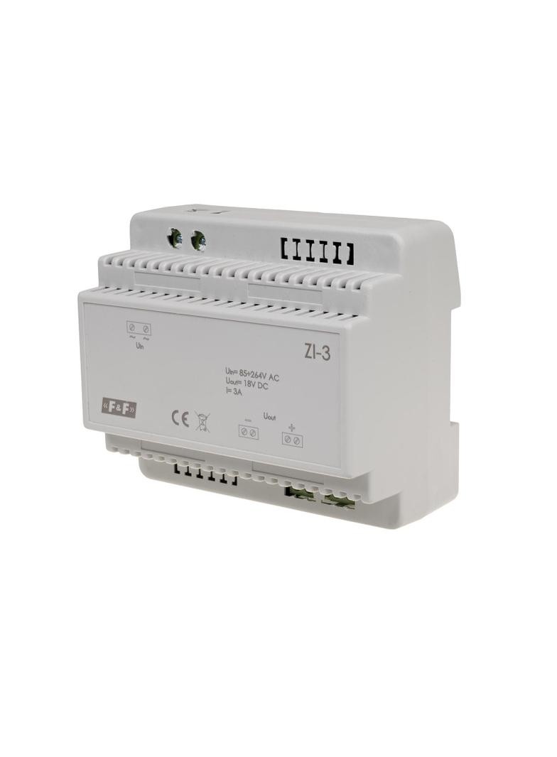 Zasilacz impulsowy 18V DC 3A ZI-3 F&F