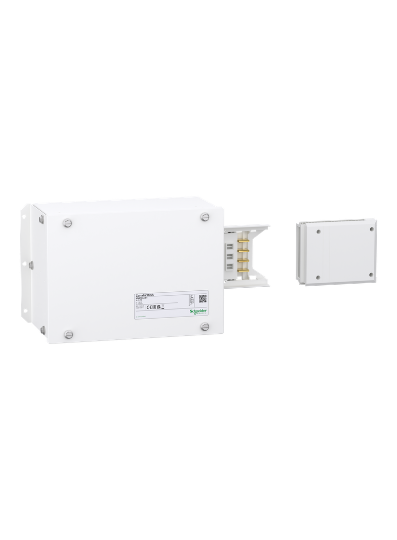 Kaseta zasilająca, Canalis KNA, 160A, 3L+N+PE/3L+PEN, RAL9001