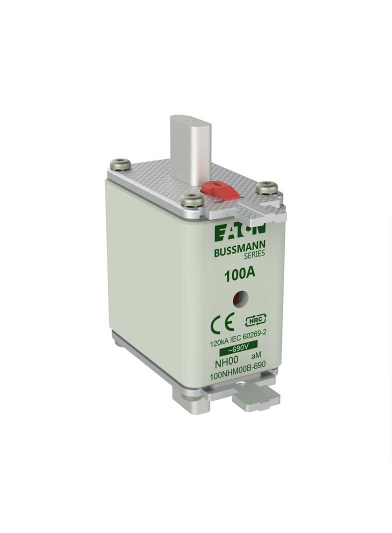 NH FUSE 100AMP 690V aM SIZE NH00 DUAL IND Wkładka NH00 100A 690V AM podwójny wskaźnik 100NHM00B-690