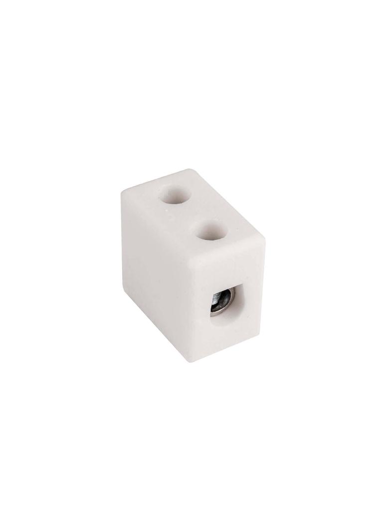 Złączka gwintowa porcelanowa 10mm² 1‑tory biała CPO‑15A‑1P 80721516 SIMET