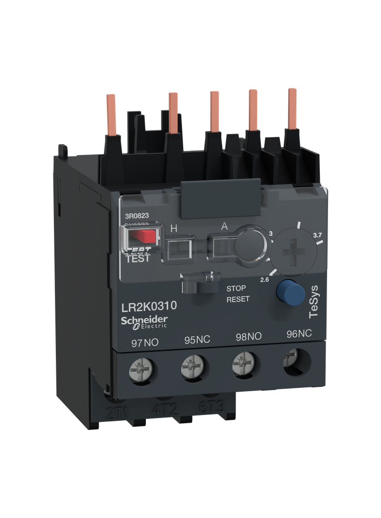 Przekaźnik cieplny, TeSys K, 2,6-3,7A, klasa 10