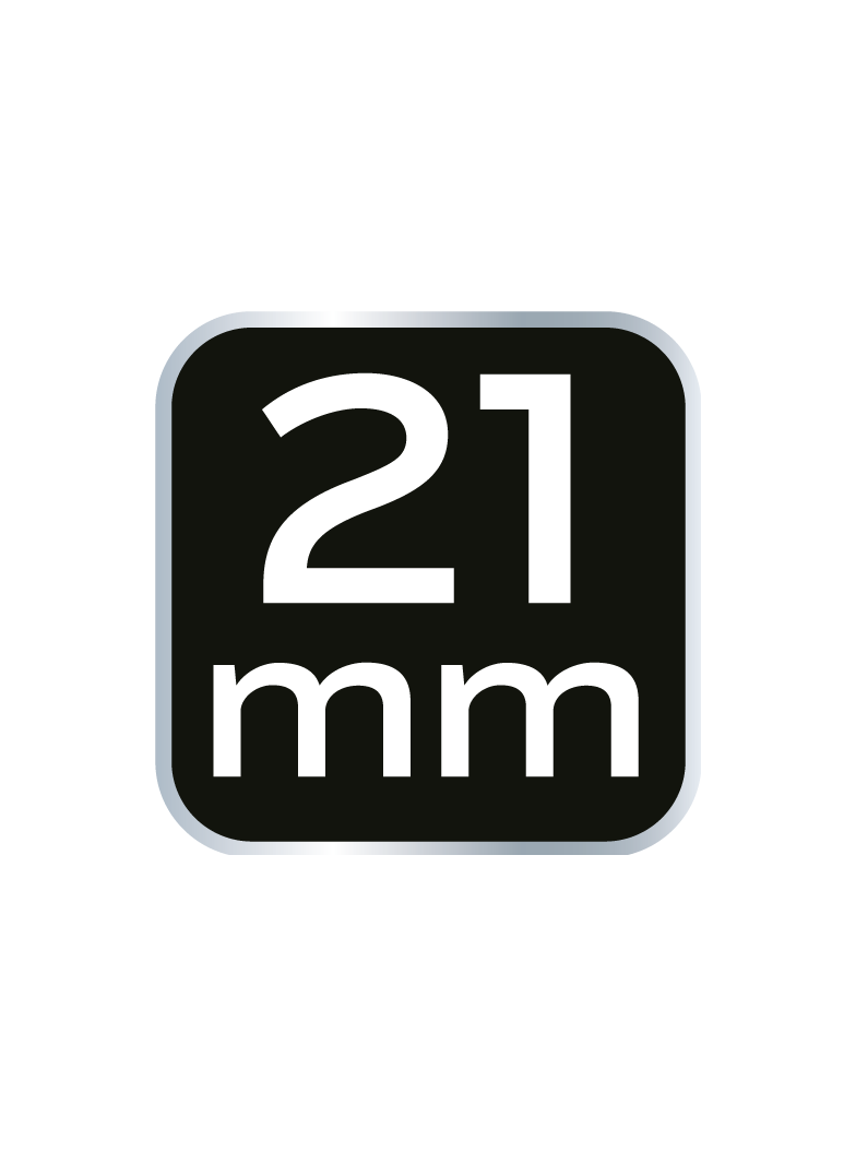 Klucz płasko-oczkowy z grzechotką, 21 mm