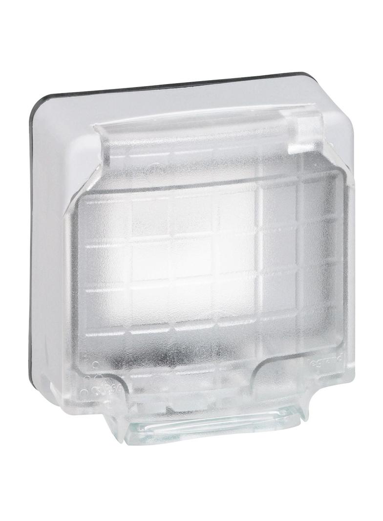 Plexo IP66 Adapter Mosaic Z Klapką Szerokość 2M Mechanizm Bez Puszki 090490 LEGRAND