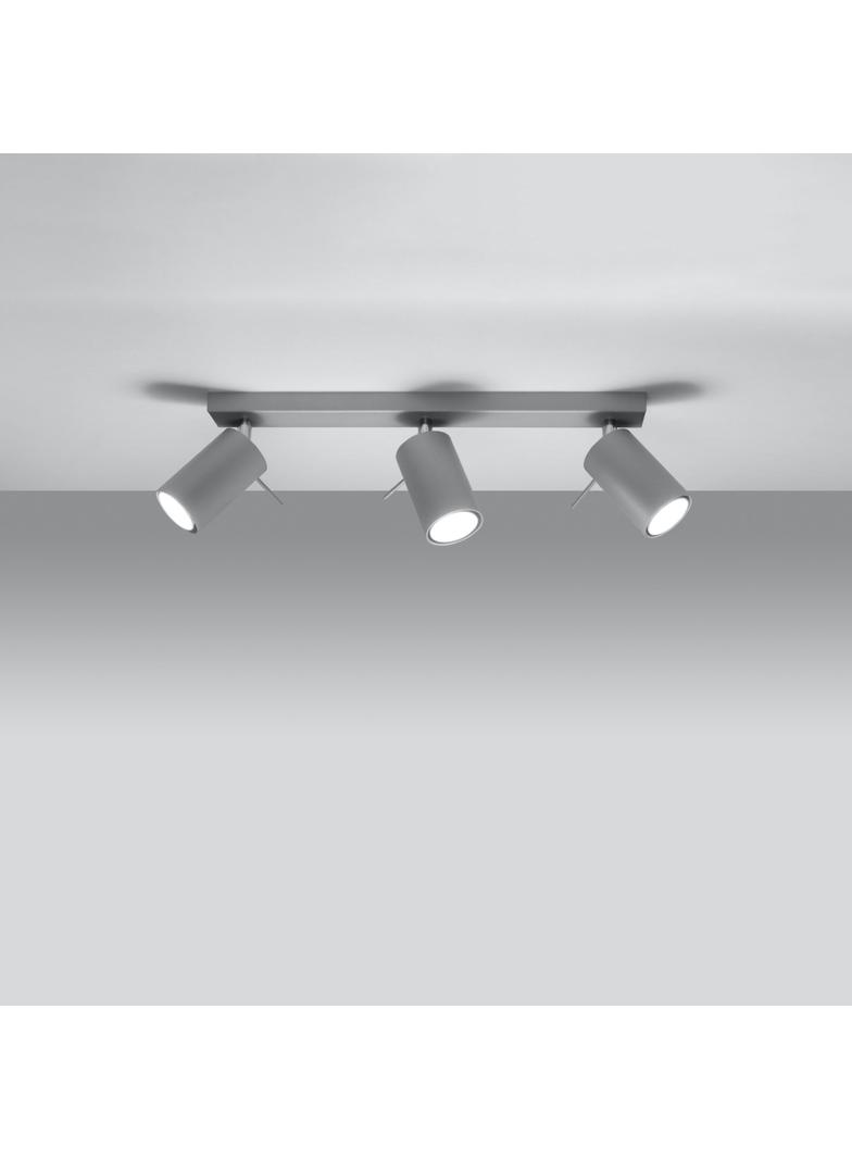 Sollux Plafon RING 3 szary SL.0451