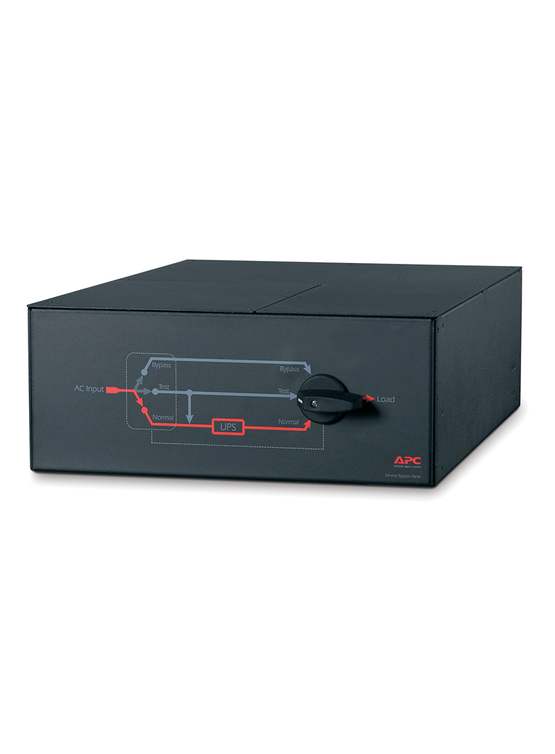 Panel obejścia serwisowego APC — 230 V; 100 A; MBB (najpierw zwarcie, potem rozwarcie); wejście podł