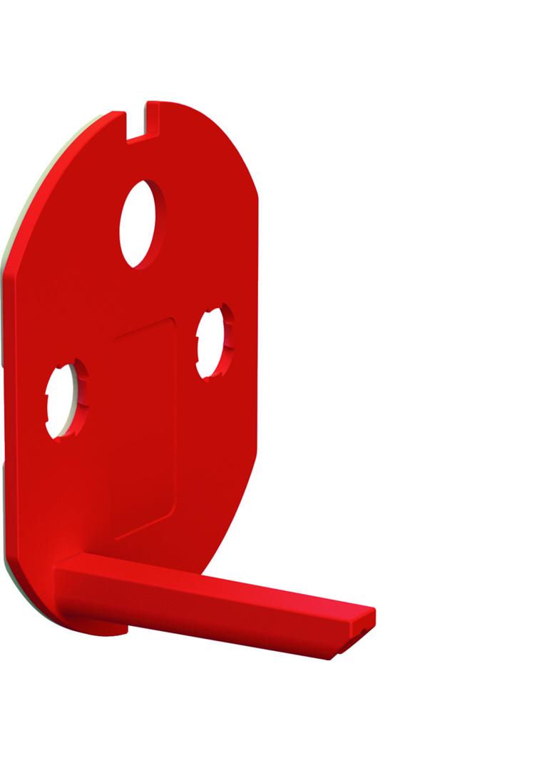 gallery Klucz do gniazda DATA WXD104R, czerwony