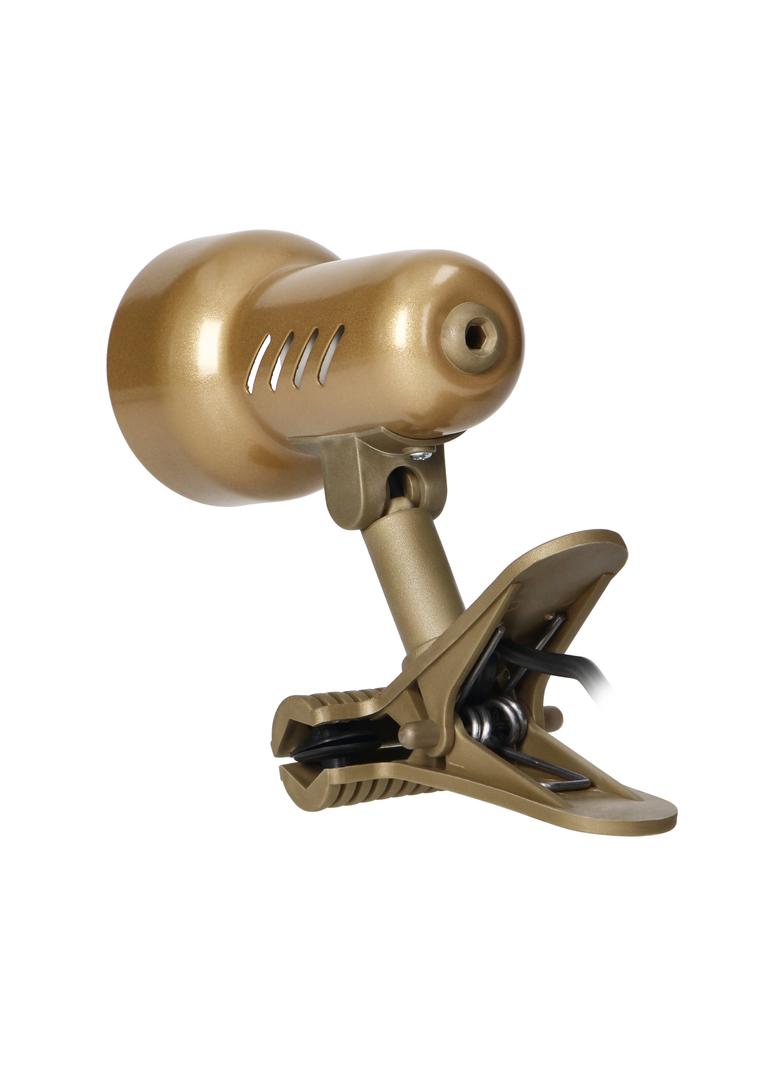 Kelly lampa biurkowa z klipsem 40W E14 stal + tworzywo złota DL-9/C ORNO