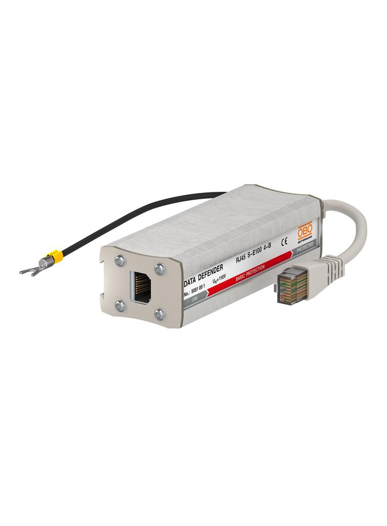 RJ45 S-E100 4-B Ogranicznik RJ45 ochr. podst.