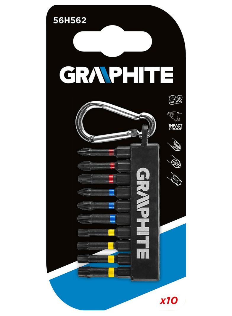 Zestaw bitów udarowych, 10 szt.