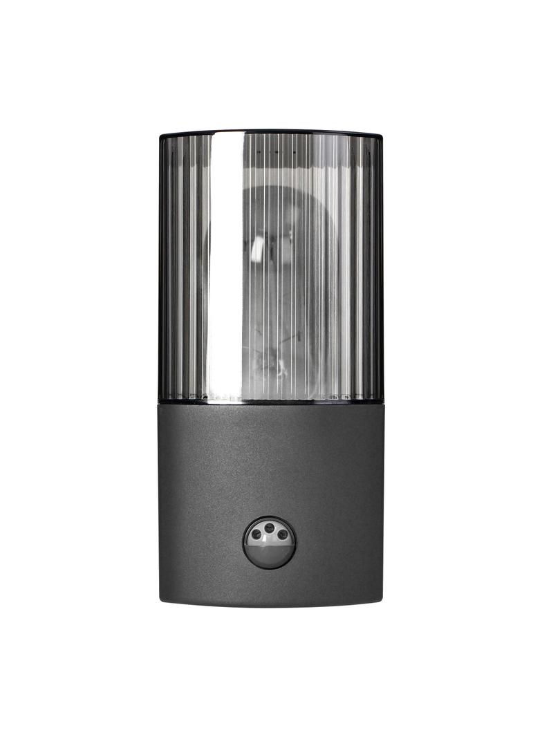 PEONIA oprawa ogrodowa hermetyczna z czujnikiem PIR E27 max. 15W IP54 czarna