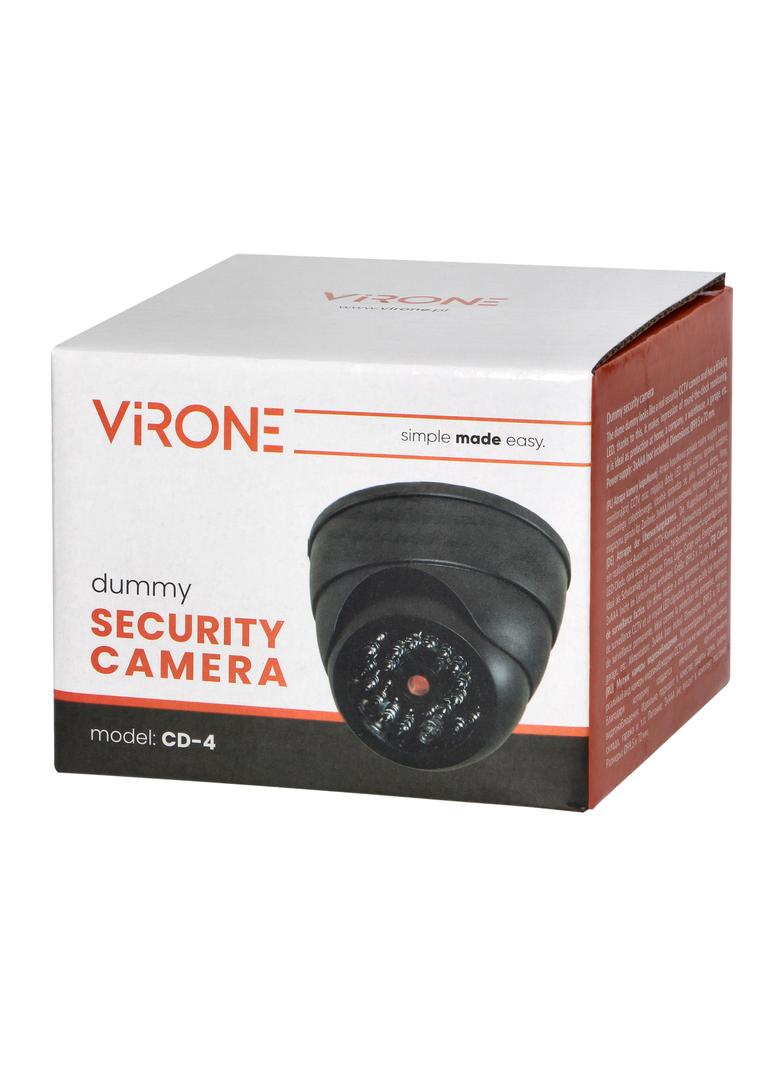 Atrapa kamery monitorującej z podczerwienią CCTV, bateryjna, MINI