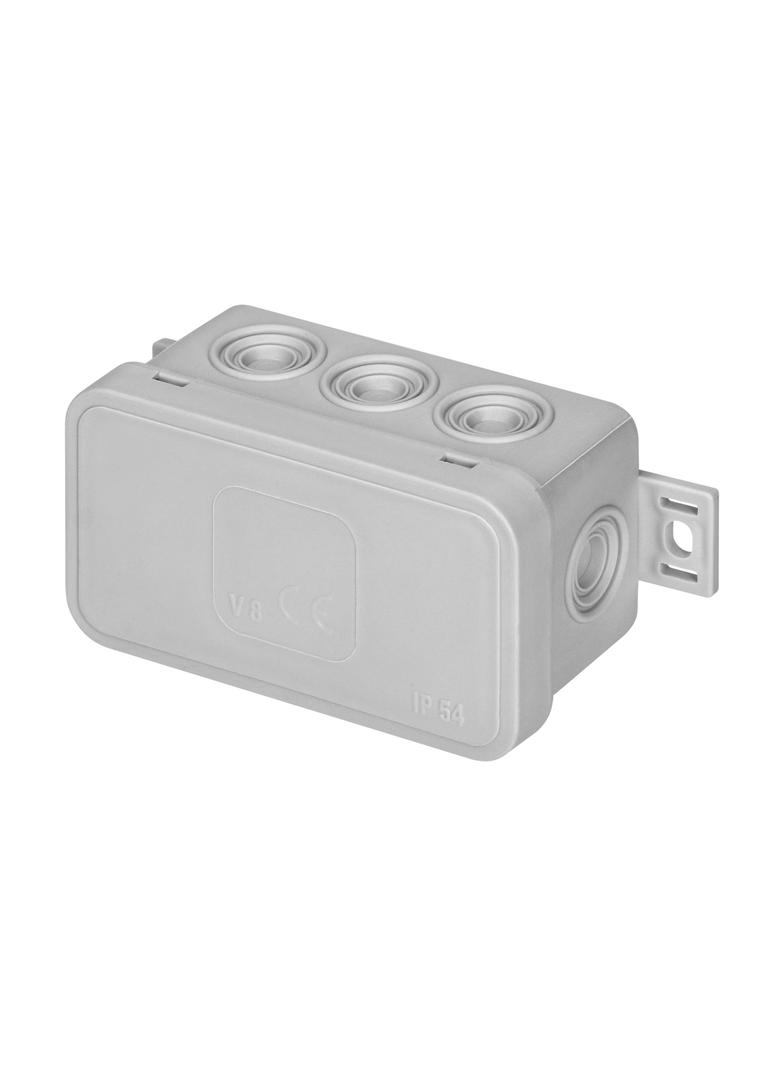 Puszka n/t CLICK IP54 8 przepustów kablowych 80x45x41mm szary OR-JB-13805/G ORNO