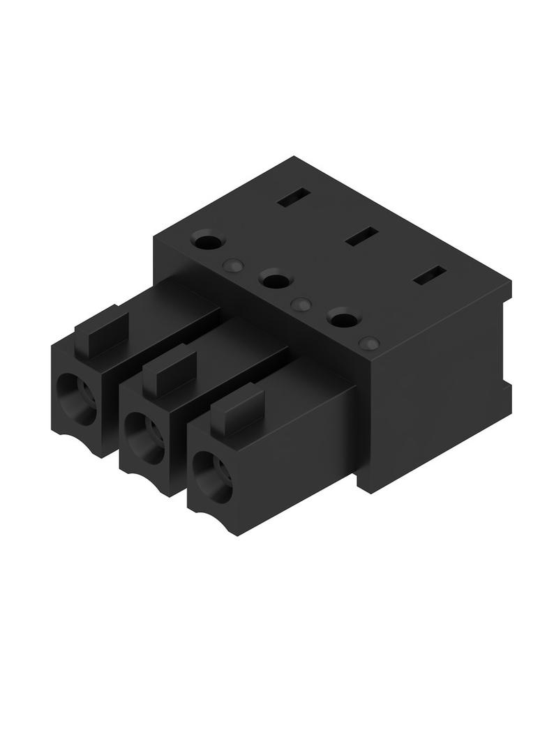 BCL-SMT 3.81/03/90 1.5SN BK BX Wtyki PCB (złącza płyty), 3.81 mm, Liczba biegunów: 3, kąt odejścia: 90° /50szt./ 1974770000 WEIDMÜLLER