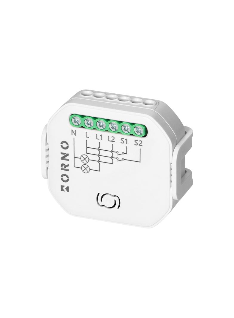 Przekaźnik dopuszkowy 2-kanałowy Tuya Smart Wi-Fi+BLE