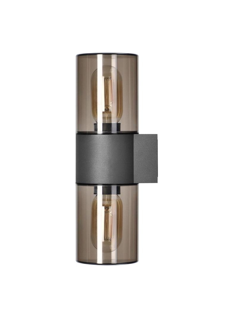 SALVIA oprawa ogrodowa hermetyczna 2xE27 max. 2x15W IP54 szara AD-OP-6574GE27PP ORNO