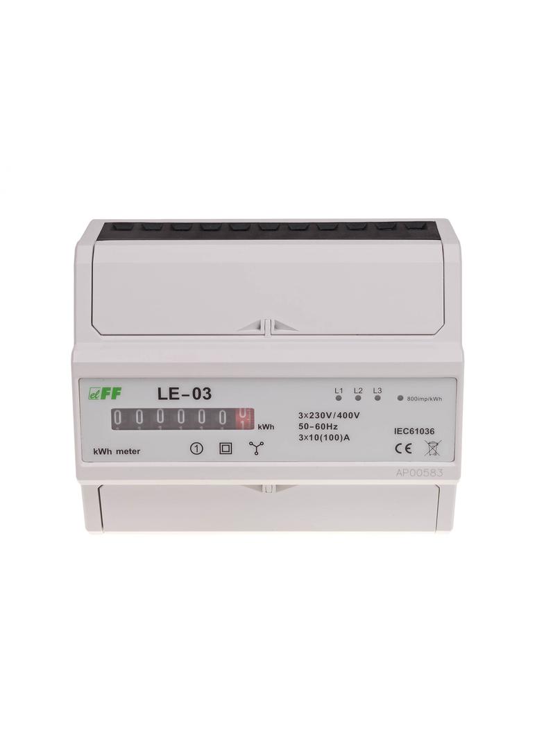 LICZNIK ENERGII ELEKTRYCZNEJ - TRÓJFAZOWY, BĘBNOWY, KL.1, 3X230,400V, 3X10(100A) 50HZ