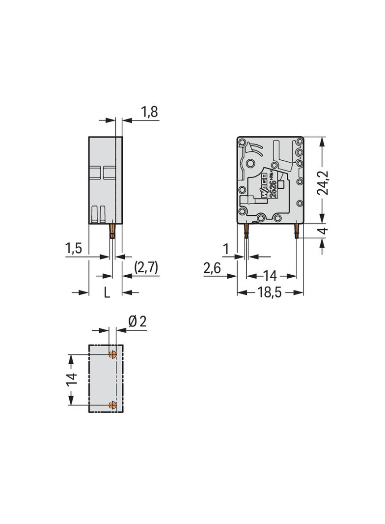 złączka do płytek drukowanych