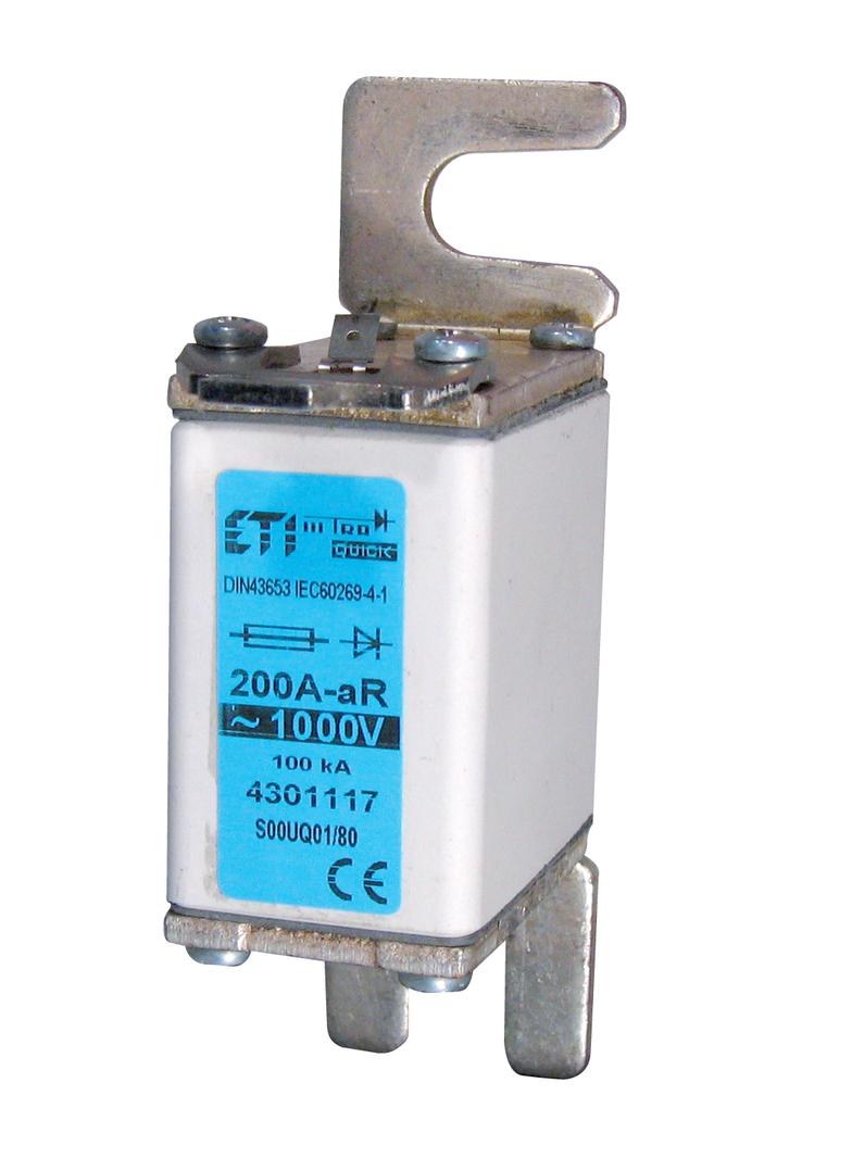Wkładka topikowa ultraszybka S00UQ01/80/80A 1000V 004301113 ETI