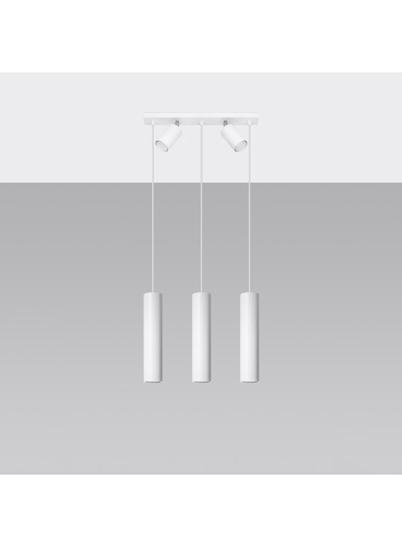 Sollux Lampa wisząca RING 3 biały SL.1098