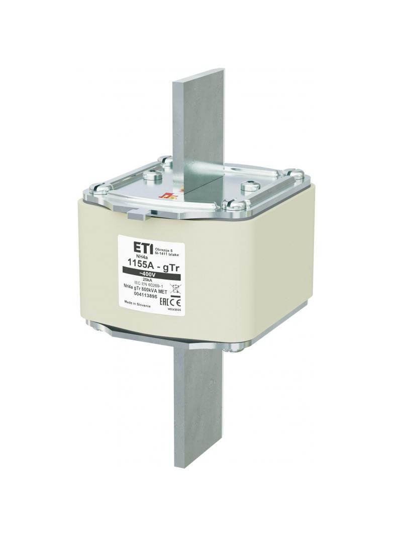 WT/NH 4a 800A gTR 400V -pomiarowa - Wkładka topikowa WT/NH gTr pomiarowa