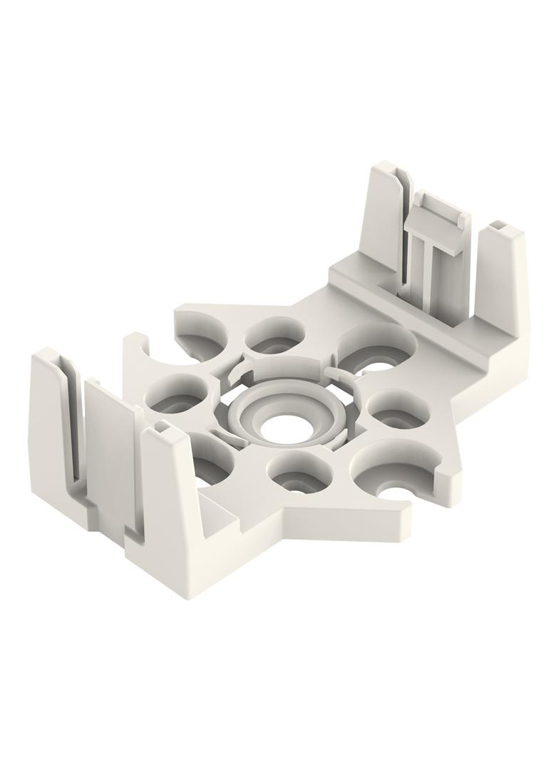 płytka montażowa do rozgałęźnika biała