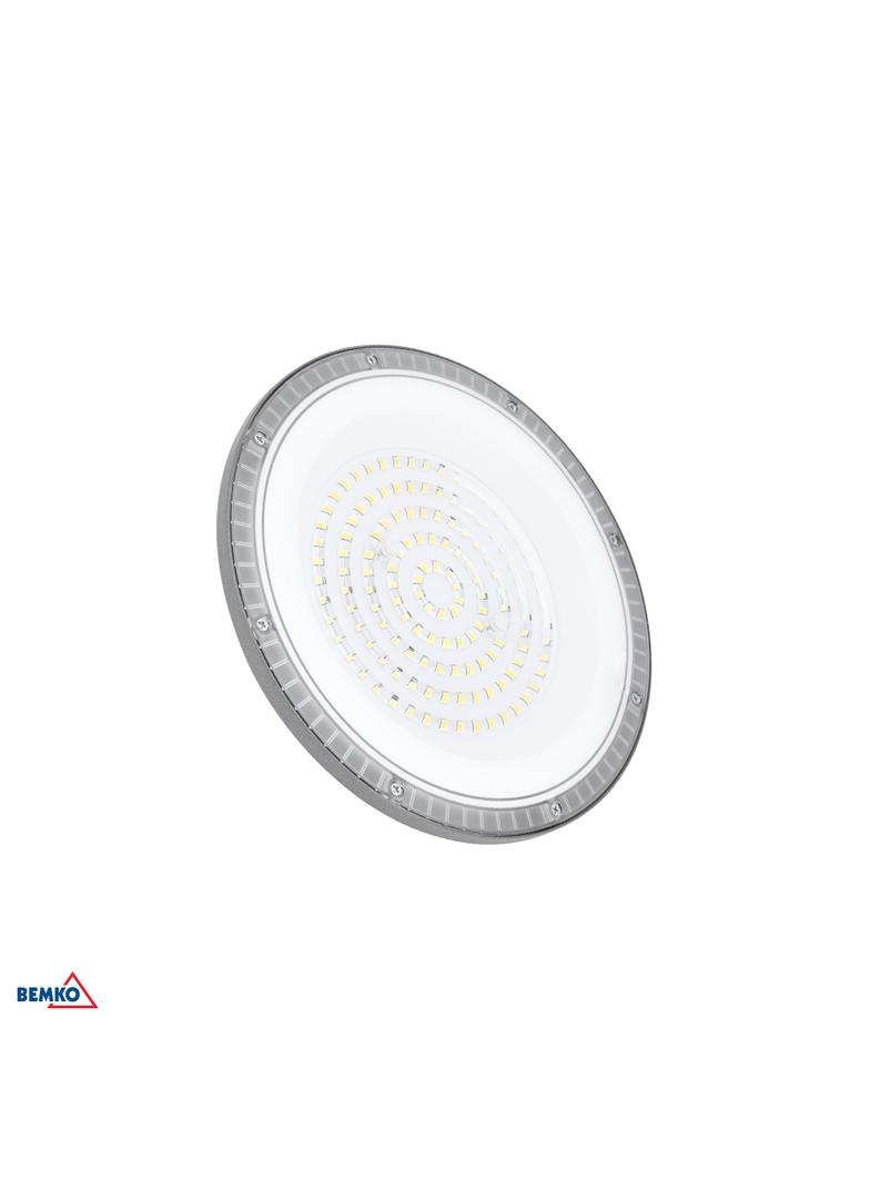 HIGHBAY LED GAMPER 100W 4000K 10000LM CRI80 IP65 90° SZARY