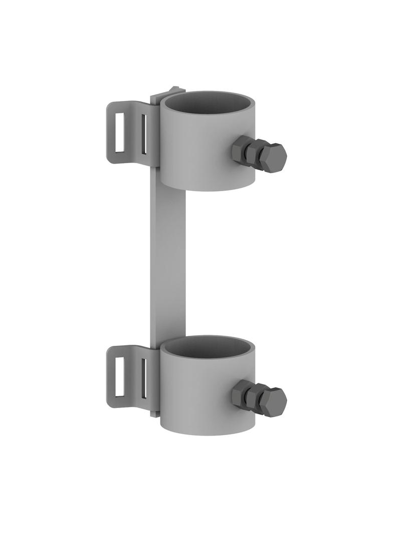 AN-205/OG/-N Uchwyt wysięgnika na słup okrągły/podwójny/ /OG/