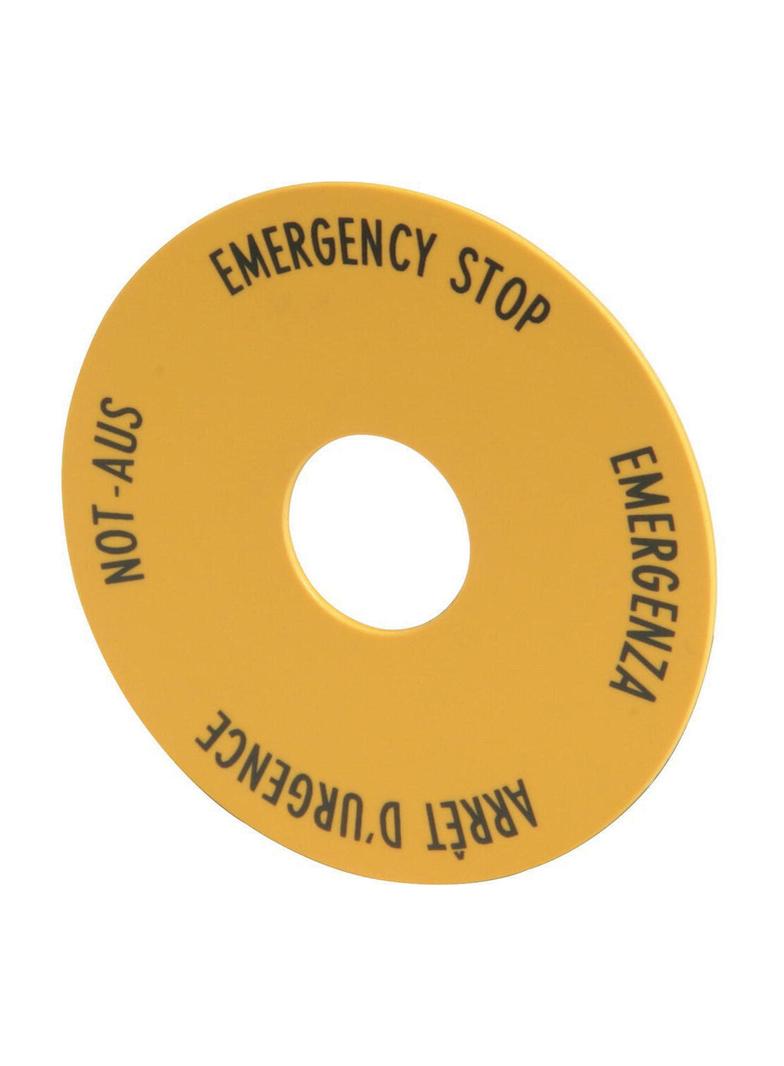 M22-XBK1 szyld do przycisku M22-PV..w 4 językach 216483 EATON