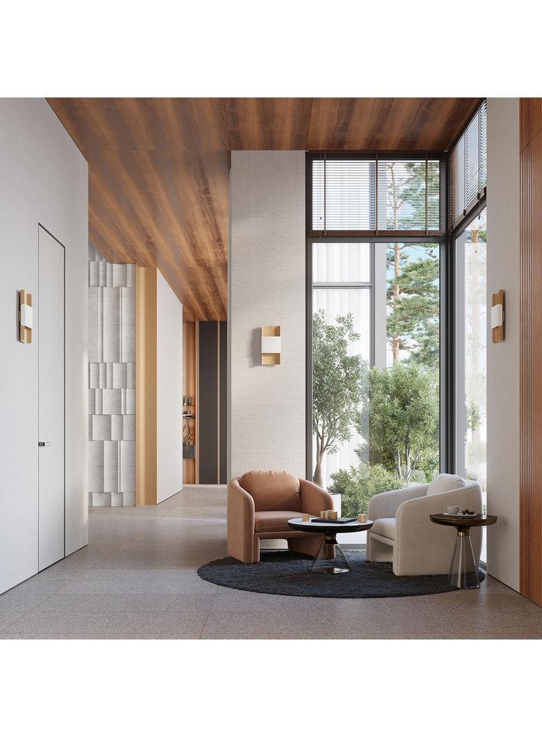 Kinkiet DURLIN złoty/biały