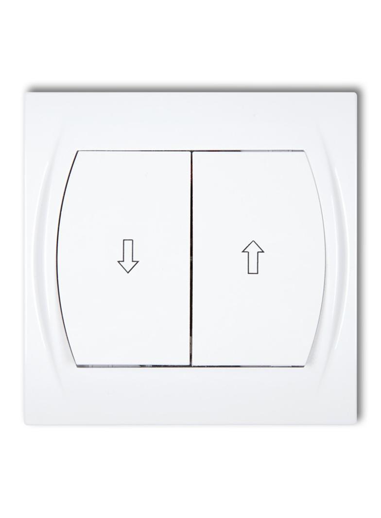 LOGO Łącznik żaluzjowy biały LWP-8 KARLIK