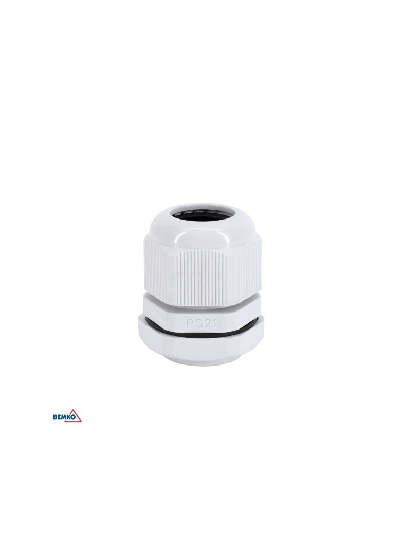 DŁAWNICA KABLOWA SZARA PG-21 (OPK. 100SZT.)