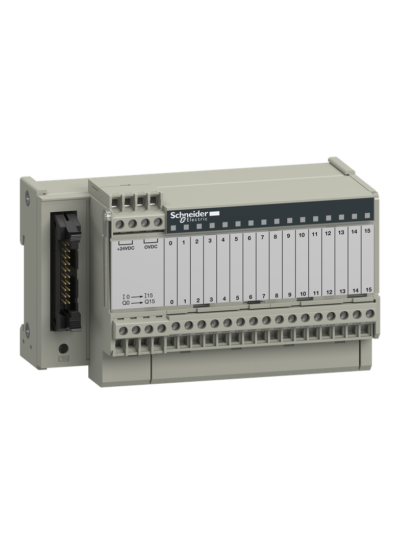 Modicon ABE7 podbaza do elektromechanicznych przekaźników 16 kanałów przekaźnik 5mm ABE7R16S111 SCHN