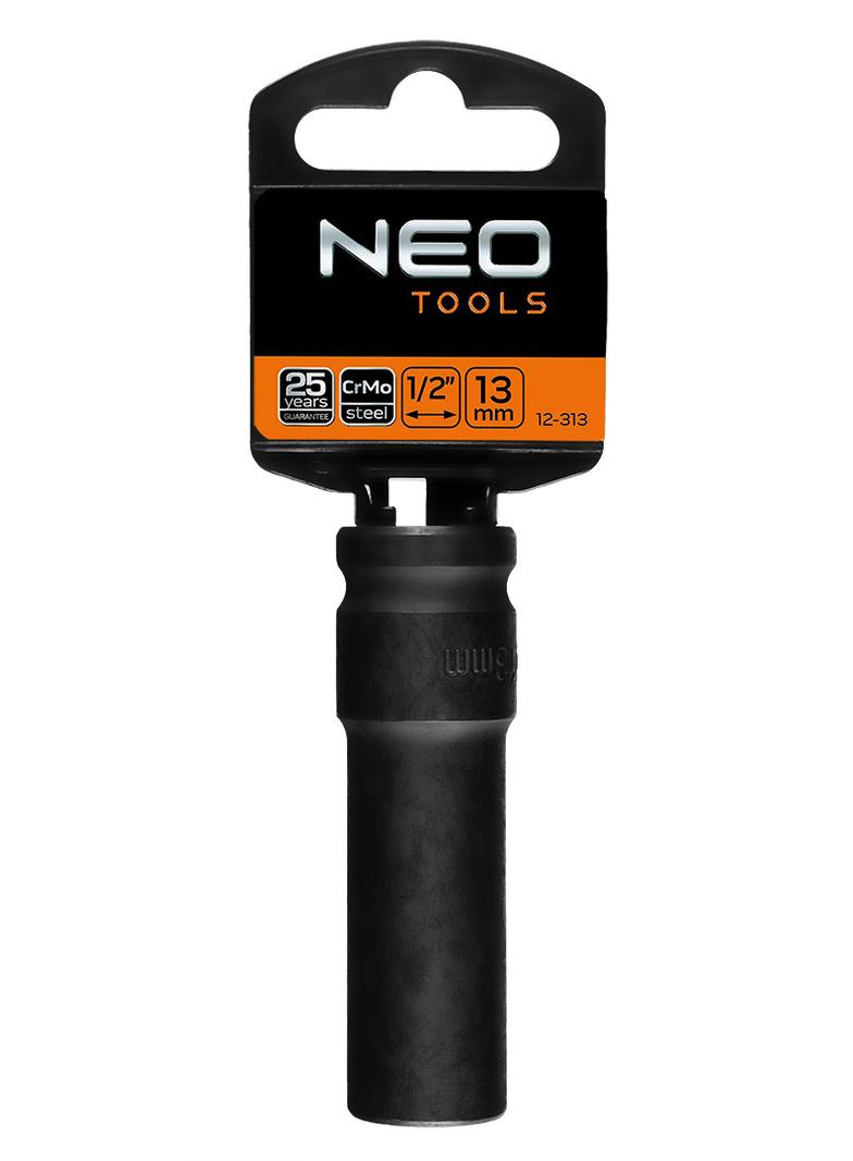 Nasadka udarowa 1/2" długa, 13 x 78mm , Cr-Mo