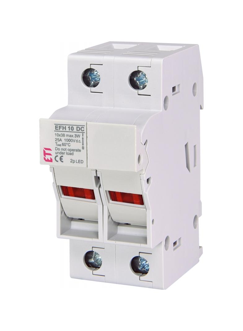 Podstawa bezpiecznikowa DC EFH 10 DC 2P LED 002540213 ETI