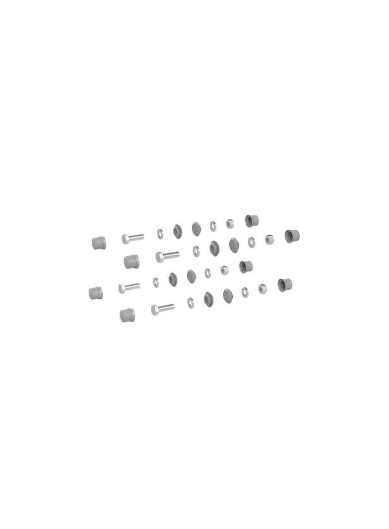 TZ608 Zestaw zaślepek i śrub do łączenia szaf w szereg (wymagany by utrzymac IP55)