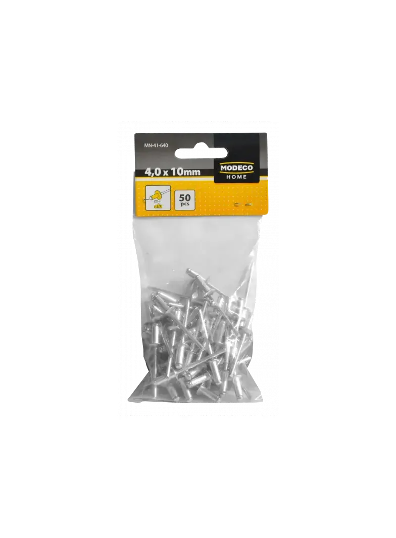 Nity zrywalne aluminiowe 4,0x12,7 mm 50szt. MN-41-740 RAWLPLUG