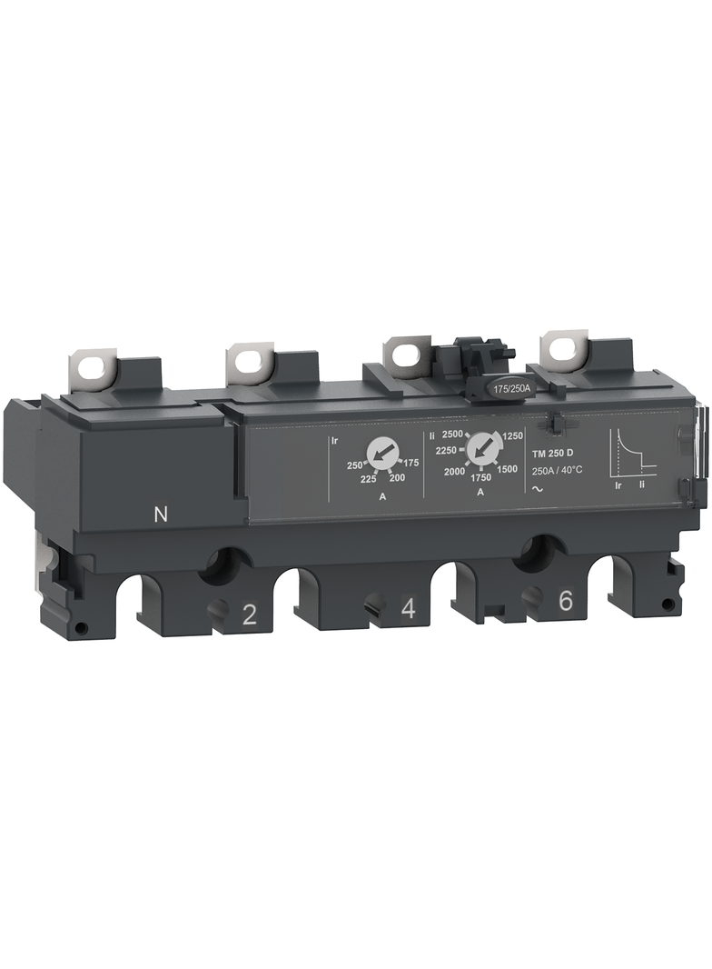Wyzwalacz termomagnetyczny, ComPacT NSX, TM50D, 4P4D, do NSX100